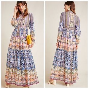 Anthropologie Anastasia Maxi Dress